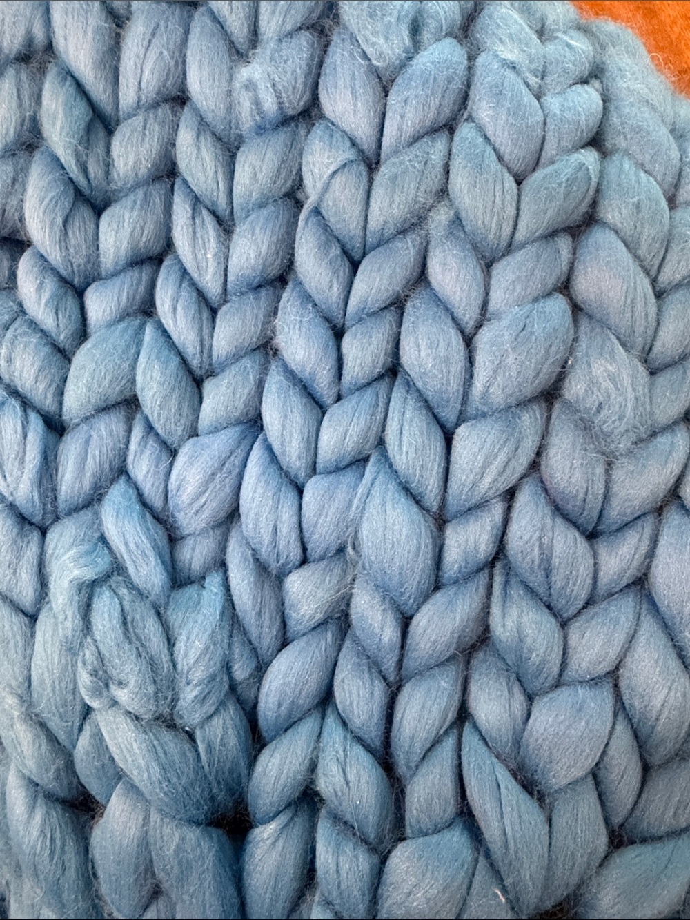 Hope Macaulay Vibrant Cyan Chunky Cropped Cardigan - Picture 3 of 3